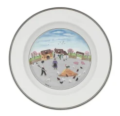 Astiat^Villeroy&Boch Design Naif Syvä lautanen 21cm Poultry farm