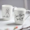 Pääsiäinen^Villeroy&Boch Easter mukisetti Statement Some bunny loves yo