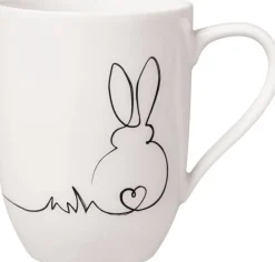 Pääsiäinen^Villeroy&Boch Easter mukisetti Statement Some bunny loves yo