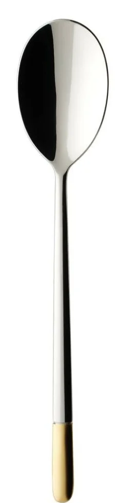 Aterimet^Villeroy&Boch Ella Partially Gold Plated Jälkiruokalusikka 186mm