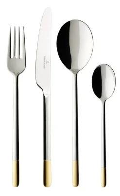 Aterimet^Villeroy&Boch Ella Partially Gold Plated Aterinsetti 113-os.