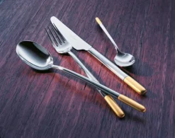 Aterimet^Villeroy&Boch Ella Partially Gold Plated Aterinsetti 24-os.