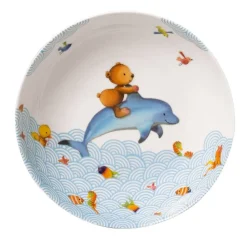 Lastenhuone|Astiat^Villeroy&Boch Happy as a Bear lautanen 19,5 cm syvä