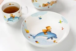 Lastenhuone|Astiat^Villeroy&Boch Happy as a Bear lautanen 19,5 cm syvä