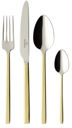 Aterimet^Villeroy&Boch La Classica Partially Gold plated Aterinsetti 24-os.