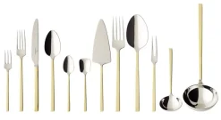 Aterimet^Villeroy&Boch La Classica Partially Gold plated Aterinsetti 70-os.