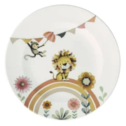 Lastenhuone|Astiat^Villeroy&Boch lautanen Roar Like a Lion 21,5x21,5x1,5 cm