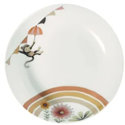 Lastenhuone|Astiat^Villeroy&Boch lautanen Roar Like a Lion 18,5x18,5x4,5 cm 0,3
