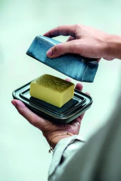 Tarjoilu^Villeroy&Boch Lave kannellinen astia 15x12x6,5 cm Glace