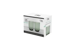 Astiat^Villeroy&Boch Like Juomalasisetti 8x12 cm 0,39l Sage 2-os.