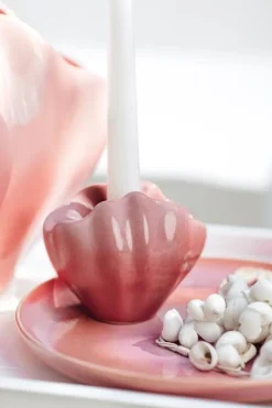 Lyhdyt Ja Kynttilänjalat^Villeroy&Boch Like Perlemor Kynttiläjalka 11x8x9,5cm Coral Home