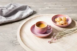 Astiat^Villeroy&Boch Like Perlemor Kahvikupin alunen 16cm Coral