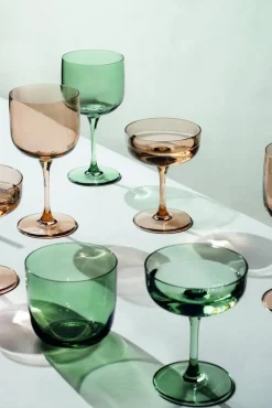 Astiat^Villeroy&Boch Like Samppanjalasisetti 9x12 cm 0,1l Sage 2-os.