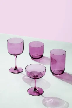 Astiat^Villeroy&Boch Like Vesilasisetti 9x8 cm 0,28l Grape 2-os.