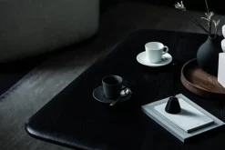 Astiat^Villeroy&Boch Manufacture Rock espressokuppi ja alunen musta