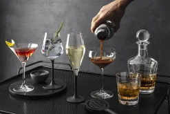 Astiat^Villeroy&Boch Manufacture Rock punaviinilasi 0,47l 4-os.