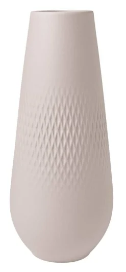 Maljakot Ja Ruukut^Villeroy&Boch Manufacture Collier vaasi 11,5x11,5x26 cm 1,57 L carre beige