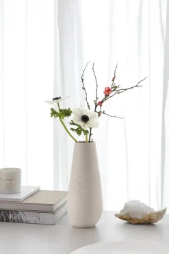 Maljakot Ja Ruukut^Villeroy&Boch Manufacture Collier vaasi 11,5x11,5x26 cm 1,57 L carre beige