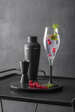 Astiat^Villeroy&Boch Manufacture Rock samppanjalasi 0,26l 4-os.