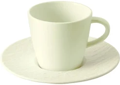 Astiat^Villeroy&Boch Manufacture Rock Kahvikuppi 0,22l valkoinen