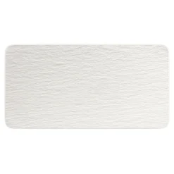 Tarjoilu^Villeroy&Boch Manufacture Rock Tarjoilulautanen 35x18x1 cm valkoinen