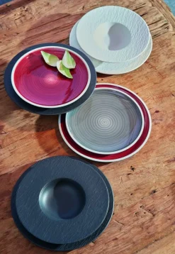 Astiat^Villeroy&Boch Manufacture Rock Pizzalautanen 32cm