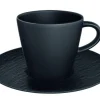Astiat^Villeroy&Boch Manufacture Rock kahvikuppi ja alunen musta