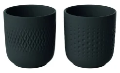 Astiat^Villeroy&Boch Manufacture Collier Noir muki 2 kpl musta