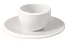 Astiat^Villeroy&Boch NewMoon espressokuppi ilman kahvaa ja alunen
