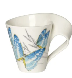 Astiat^Villeroy&Boch NewWave Caffe muki 0,3l Morpho cypris perhonen