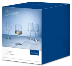 Astiat^Villeroy&Boch Ovid Valkoviinilasisetti 0,38l 4-os.