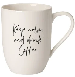 Astiat^Villeroy&Boch Statement muki 0,34l Keep calm and drink Coffee