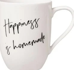 Astiat^Villeroy&Boch Statement muki 11,5x8x10,5cm 0,28l Happiness is homemade