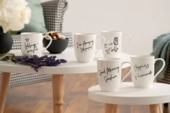 Astiat^Villeroy&Boch Statement muki 11,5x8x10,5cm 0,28l Happiness is homemade