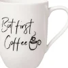 Astiat^Villeroy&Boch Statement muki 11,5x8x10,5cm 0,28l But first Coffee