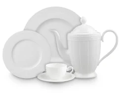 Tarjoilu^Villeroy&Boch White Pearl Tarjoilulautanen 30cm