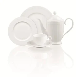Astiat^Villeroy&Boch White Pearl Kahvi-/teekupin alunen 16cm