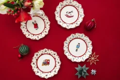Astiat^Villeroy&Boch Xmas lautassetti Toy´s Delight juhlavuosi 24x3
