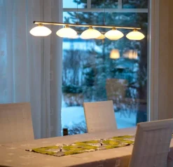 Sisustusvalaisimet^Virvatuli kattovalaisin Angeli 5-os. valkoinen