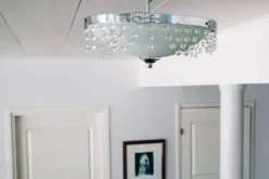 Sisustusvalaisimet^Virvatuli plafondi Aurora 35 cm valkoinen/kromi