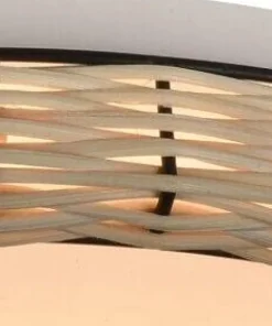 Sisustusvalaisimet^Virvatuli plafondi Rosa 1 LED 30 cm rottinki