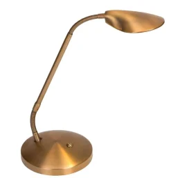 Sisustusvalaisimet^Virvatuli pöytävalaisin Alaska LED antiikkimessinki