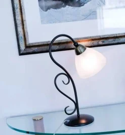 Sisustusvalaisimet^Virvatuli pöytävalaisin Arpela 1 antiikkiruskea