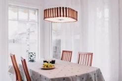 Sisustusvalaisimet^Virvatuli riippuvalaisin Aamu tumma puu