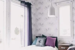 Sisustusvalaisimet^Virvatuli riippuvalaisin Rock valkoinen metalli 20 cm E27