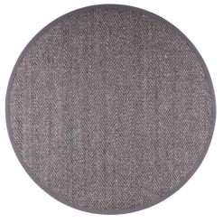 Pyöreät Matot^VM-Carpet Barrakuda 9371 antrasiitti,  Ø 160 cm, kantti 38