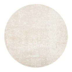 Pyöreät Matot^VM-Carpet Basaltti 880 valkoinen ø 133 cm, kantti 5417