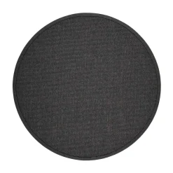 Pyöreät Matot^VM-Carpet Esmeralda 79 musta, Ø 200 cm, kantti 020 B