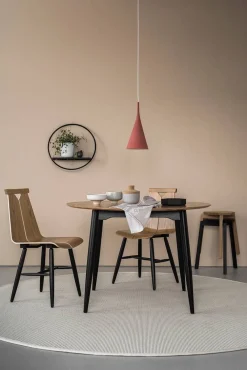 Pyöreät Matot^VM-Carpet Esmeralda 71 valkoinen, Ø 133 cm, kantti 009 B