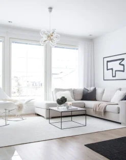 Keskilattiamatot^VM-Carpet Hattara 30 valkoinen,  200*300 cm